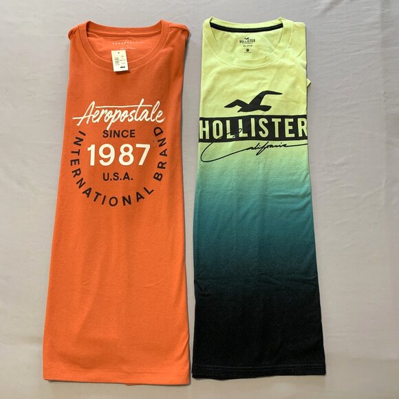 Hollister Other - Aéropostale Orange Graphic Tee (NWT)(L). Hollister Green Shirt (XL) Men